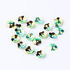 Ornament Accessories Disc Plastic Paillette Beads PVC-R013-6mm-03210-1