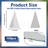 150Pcs Glass Mosaic Pieces DIY-OC0012-33E-2