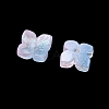 Dyed & Heated Glass Bead Caps GLAA-Z019-01B-2