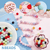  400Pcs 10 Colors Resin Imitation Pearl Beads RESI-NB0002-03-4