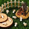 10Pcs Mushroom Handmade Lampwork Beads LAMP-YW0001-08C-7