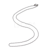 304 Stainless Steel Cable Chain Necklaces STAS-O053-11P-3