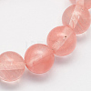 Cherry Quarz Glass Beads Strands X-G-S144-6mm-1