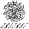 100Pcs Tibetan Style Alloy Spacer Bars FIND-SC0022-11-1