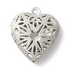 Non-Tarnish 304 Stainless Steel Diffuser Locket Pendants STAS-K002-08P-1