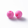Opaque Acrylic Beads X-MACR-S370-C8mm-M1-2