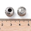 304 Stainless Steel Rhinestone European Beads STAS-A092-10Y-P-3