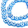 Handmade Millefiori Glass Bead Strands LAMP-N029-017B-15-3