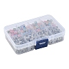 480Pcs 8 Style Luminous Acrylic Beads MACR-YW0002-11-7