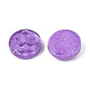 Spray Painted Transparent Resin Cabochons CRES-S302-64-A04-3