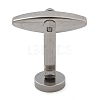 304 Stainless Steel Metal Buttons LS-STAS-M084-12G-01-2