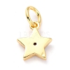Brass Enamel Pendants KK-M218-10A-RS-3