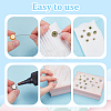 200Pcs 2 Colors Iron Rhinestones Cabochons FIND-AR0006-24-3