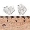 Rhodium Plated 925 Sterling Silver Charms STER-C003-10P-3