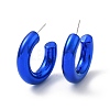 Ring Acrylic Stud Earrings EJEW-P251-07-2
