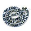 Electroplate Non-magnetic Synthetic Hematite Corrugated Beads Strands G-T061-108C-2