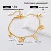 304 Stainless Steel Charm Anklets for Women YT2164-5-1