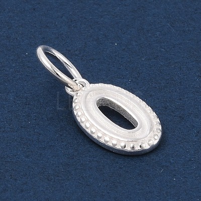 Number Series 925 Sterling Silver Charms STER-Q002-01A-1