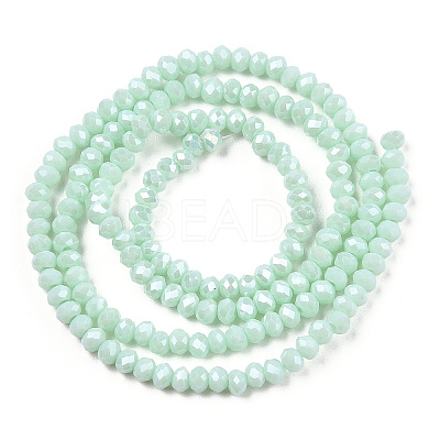 Electroplate Glass Beads Strands X-EGLA-A034-P2mm-A20-1