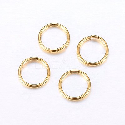 304 Stainless Steel Open Jump Rings STAS-O098-01G-15-1