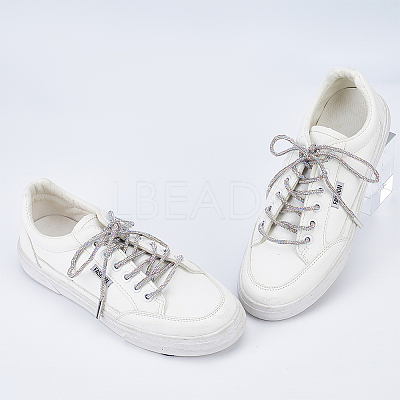 Rubber Rhinestone Shoelaces AJEW-WH0752-498B-1