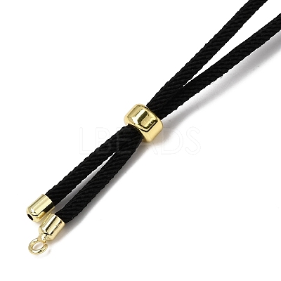 3MM Adjustable Round Nylon Braided Cord Bracelet Making FB-CBAA152-04G-31-1