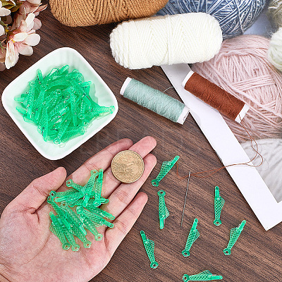 50Pcs Fish Shape Sewing Machine Needle Threaders DIY-CP0011-20C-1