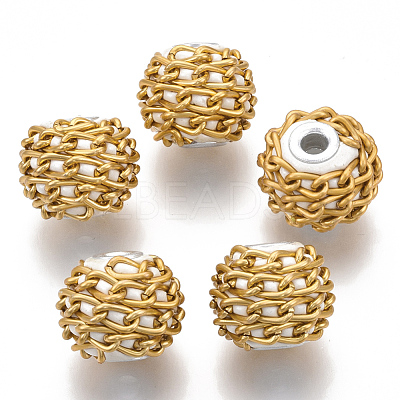Handmade Indonesia Beads IPDL-F027-04K-1