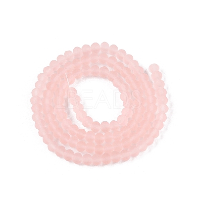 Transparent Glass Beads Strands EGLA-A044-T4mm-MD22-1