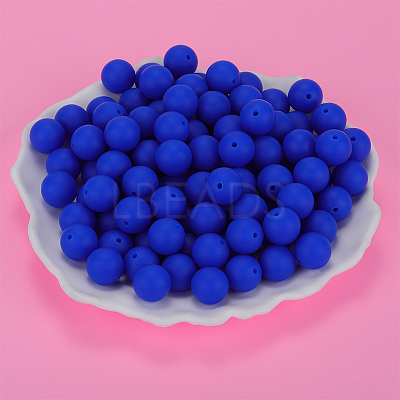 Round Silicone Focal Beads SI-JX0046A-92-1