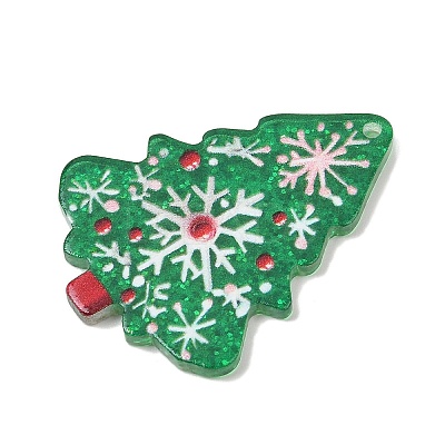 Christmas Acrylic Pendants OACR-I028-02A-1