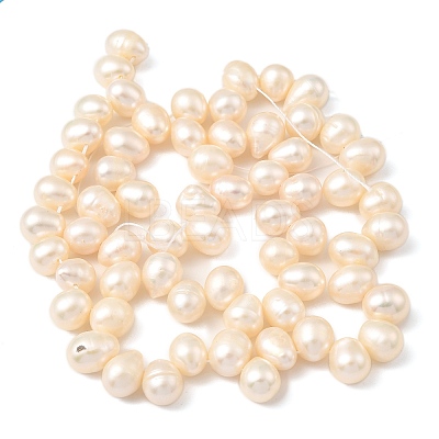 Natural Cultured Freshwater Pearl Beads Strands PEAR-I007-04E-02B-1