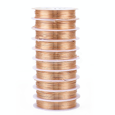 Round Copper Jewelry Wire CWIR-Q006-0.8mm-KC-1