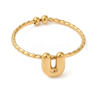 304 Stainless Steel Open Cuff Rings RJEW-K261-02G-U-1