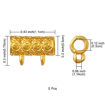 Hollow Alloy Tube Bails FIND-YW0002-18-1