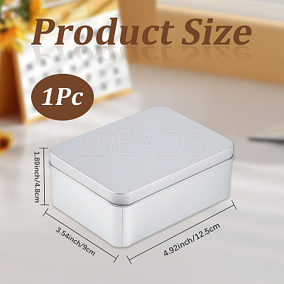 Tinplate Storage Boxs with Lids CON-WH20001-25C-1