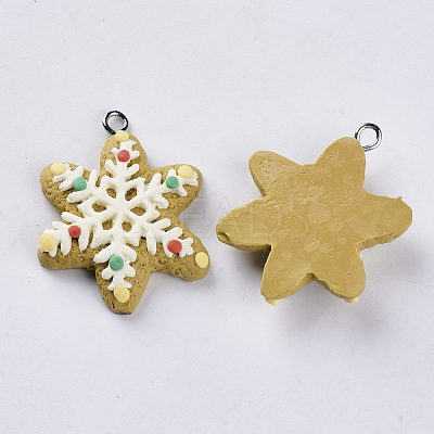 Handmade Polymer Clay Pendants CLAY-S093-28-1