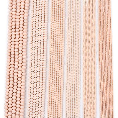 Opaque Solid Color Imitation Jade Glass Beads Strands EGLA-A044-P3mm-D05-1