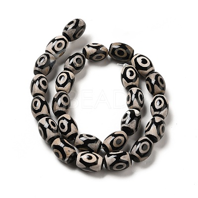 Tibetan Style dZi Beads Strands G-F726-A02-1