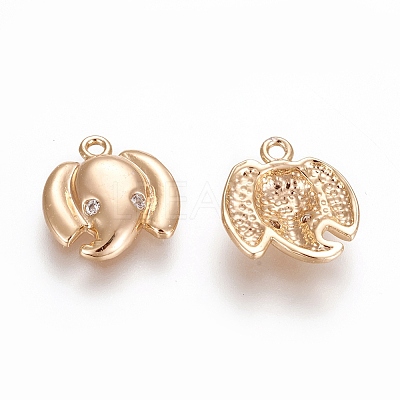 Brass Charms KK-L180-014G-NF-1