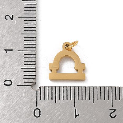 304 Stainless Steel Charms STAS-R001-04G-07-1