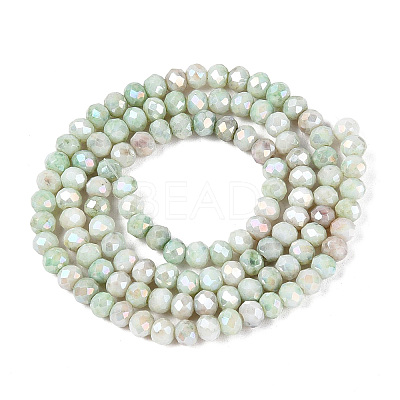 Ombre Effect Dyed Glass Beads Strands GLAA-C023-02-C22-1