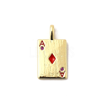 Rack Plating Brass Pendants KK-A268-01G-01-1