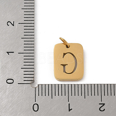 304 Stainless Steel Charms LS-STAS-R001-01G-G-1