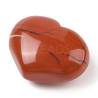Natural Red Jasper Love Heart Stone G-I367-02A-1