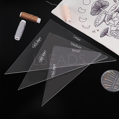 Acrylic Quilting Rulers DIY-WH0034-84C-1
