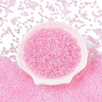 8/0 Inside Colours Transparent Glass Seed Beads X1-SEED-T007-06G-1