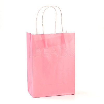 Pure Color Kraft Paper Bags AJEW-G020-C-11-1