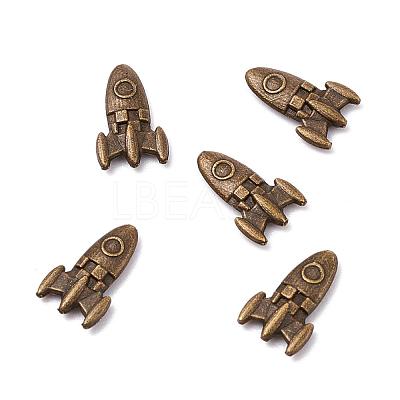 Zinc Alloy Cabochons PALLOY-WH0036-25AB-1