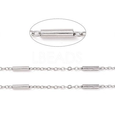 Tarnish Resistant Handmade 304 Stainless Steel Cable Chains CHS-G003-11P-A-1